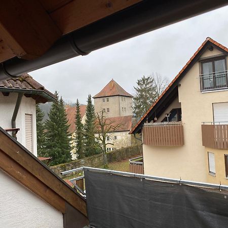 Appartement Am Kaibach - Kueche - Balkon - Bad Forchtenberg Kültér fotó