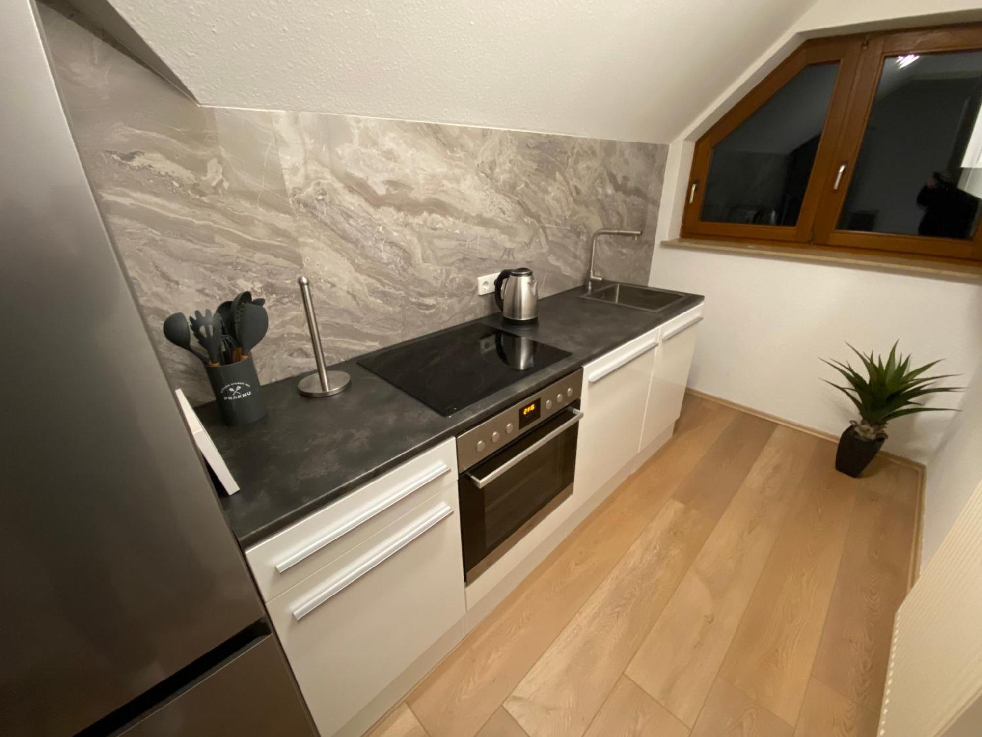 Appartement Am Kaibach - Kueche - Balkon - Bad Forchtenberg Kültér fotó